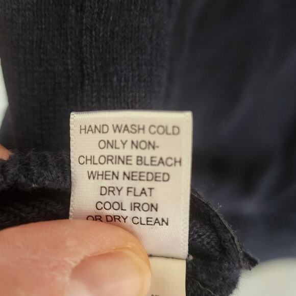 Banana Republic Men's Argyle Sweater Vest Large Silk Cahsmere Blend Preppy - Picture 5 of 5